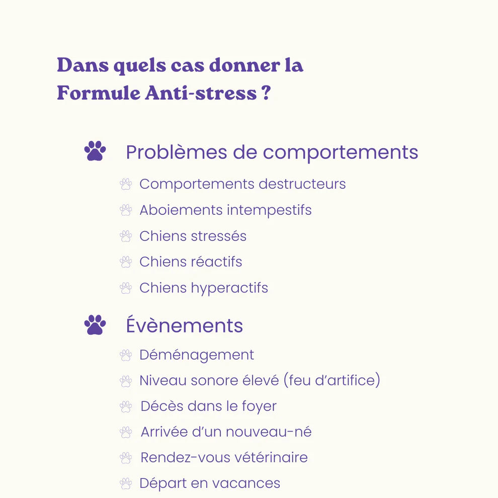 Complément alimentaire pour chien - anti-stress