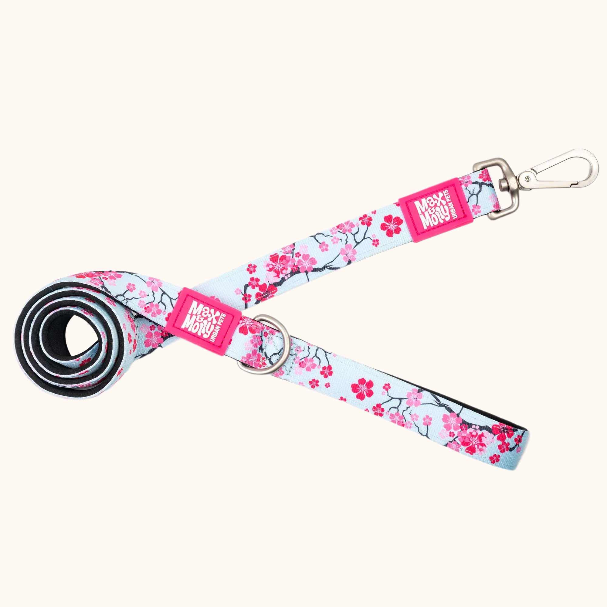 Laisse simple pour chien - cherry bloom